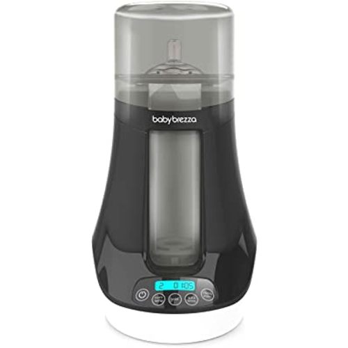 Baby Brezza Electric Baby Bottle Warmer, Breastmilk Warmer + Baby Food Warmer and Defroster - Universal Warmer Fits All Feeding Bottles: Glass, Plastic, Small, Large + Newborn – Digital Display