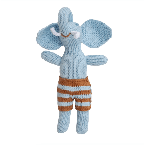 Blabla Rattle Blue Elephant