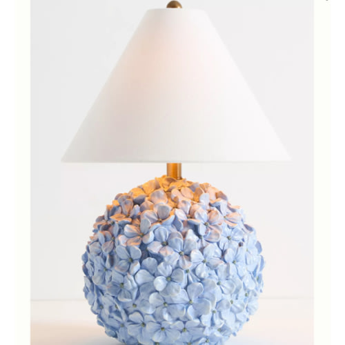 Aster Hydrangea Table Lamp | Anthropologie