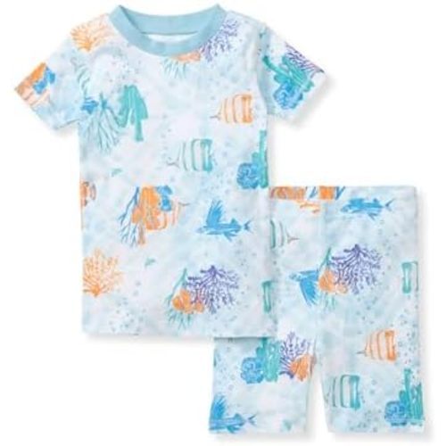 Burt's Bees Baby Baby Boys' Pajamas, Tee and Pant 2-Piece Pj Set, 100% Organic Cotton
