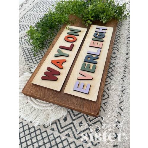 Name Puzzle | Toddler Gift | Birthday Gift | Educational Gift