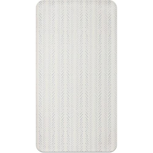 Baby Changing Mat - Wipeable, Portable Changing Pad, Travel Changing Mat for Baby or Small Toddler, Easy to Fold or Roll Up - Faux Leather (Herringbone)