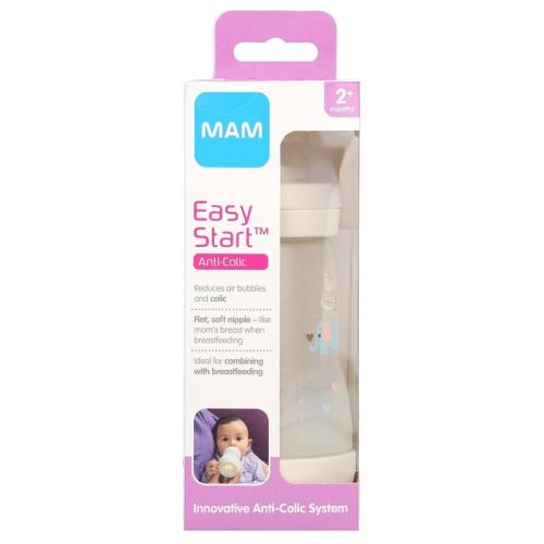 MAM Easy Start, Anti Colic Bottle, 2+ Months, 1 Count