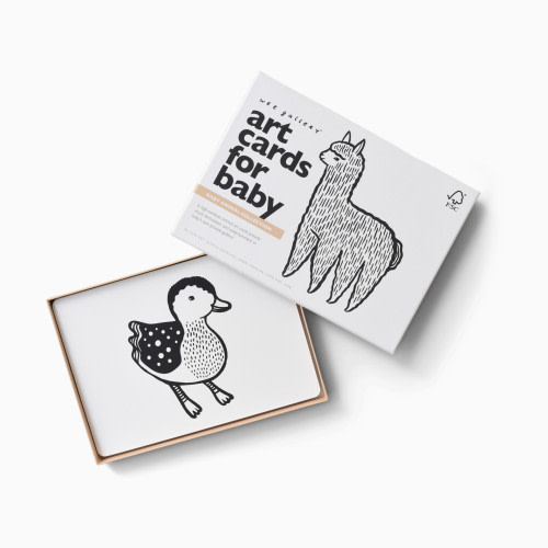 Wee Gallery Art Cards for Baby - Baby Animals