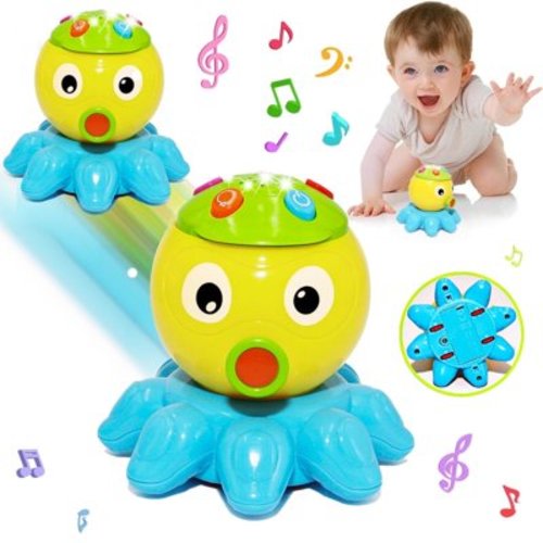 Musical Baby Crawling Toys 6-12 Months, Infants Toys for Babies 0 3 6 9 12 Months, Boys Girls Baby Toys for 12 24 Months
