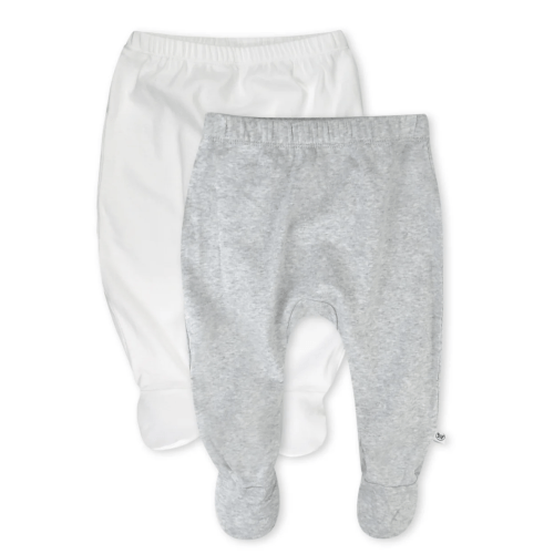 2-Pack Organic Cotton Footed Pants | Honest Baby Clothing