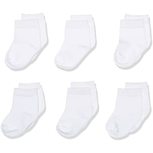 Touched by Nature Organic Cotton Socks - 0-6 Months - White
