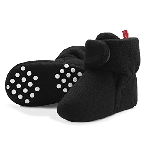 Bufims Baby Fleece Booties Newborn Unisex Booties Non-Slip Newborn Infant First Walkers Warm Shoes House Slippers for Baby Boys & Baby Girls Toddlers