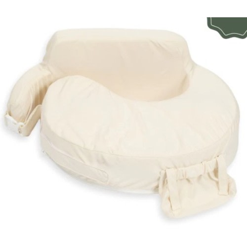 Super Deluxe Oat Nursing Pillow with 100% Organic Cotton Cover