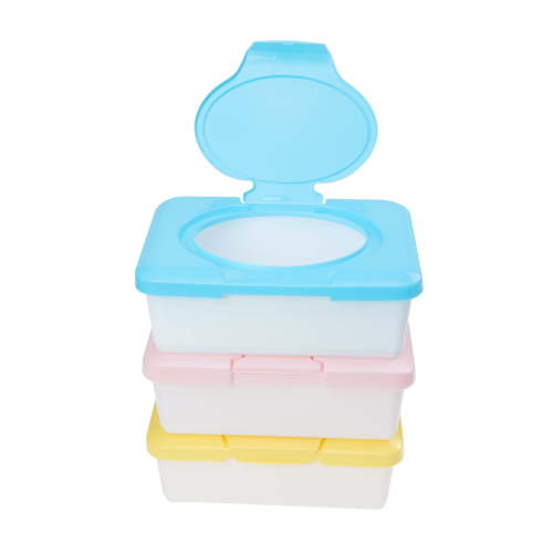 3pcs Refillable Baby Wipes Cases Diaper Wipes Containers Wipes Case Boxes