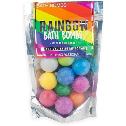 Gift Republic Rainbow Bath Bombs - Add a splash of color to your bath!