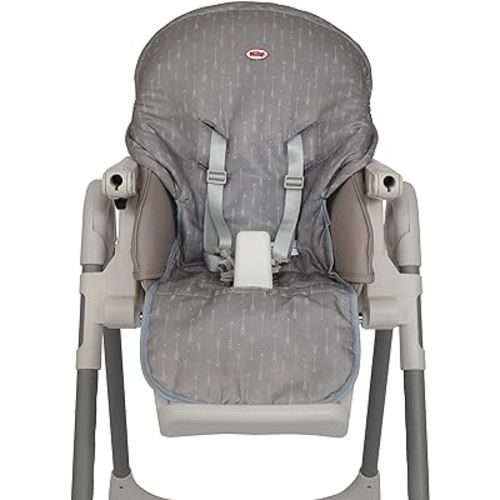 Nuby Baby High Chair Cover - Protects from Spills and Crumbs - Water Resistant for Easy Cleanup - Arrow Print