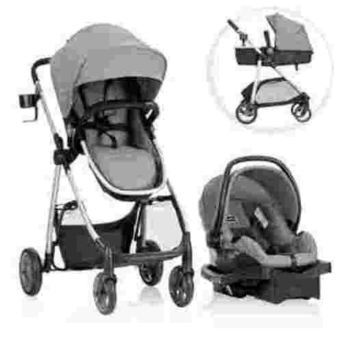 Omni Plus Modular Travel System with LiteMax Rear-Facing Infant Car Seat (Mylar Gray)