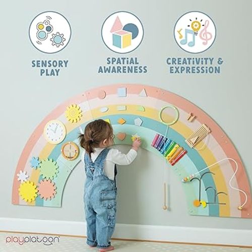 Kids Sensory Wall Panel, Activity Wall Busy Board/Sensory Board
