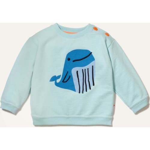 Recycled Cotton Whale Baby Sweatshirt - Mon Coeur | Maisonette