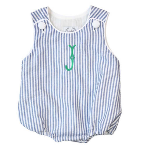 The Bella Bean | Bailey Baby Seersucker Bubble