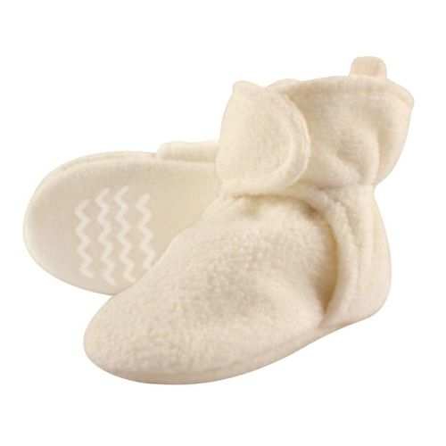 Hudson Baby Baby And Toddler Cozy Fleece Booties, Cream