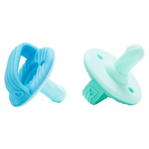 Munchkin 2pk Sili-Soothe & Teethe Silicone Pacifier Teether