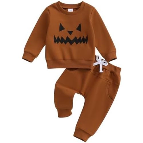 Infant Baby Boy Girl Christmas Pants Outfits Long Shirts Santa Sweatshirt Pants Fall My First Christmas Clothes Set