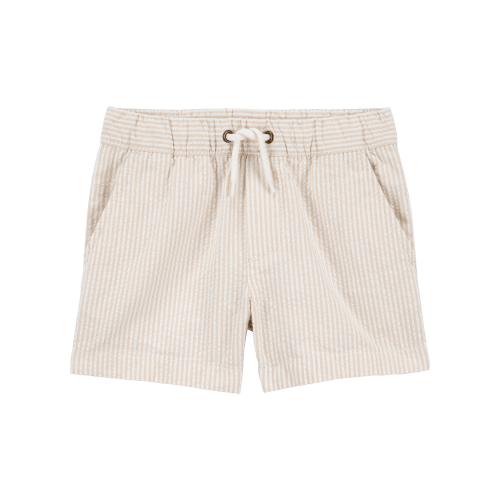 Toddler Pull-On Drawstring Shorts - Khaki - Carter's | Carter's