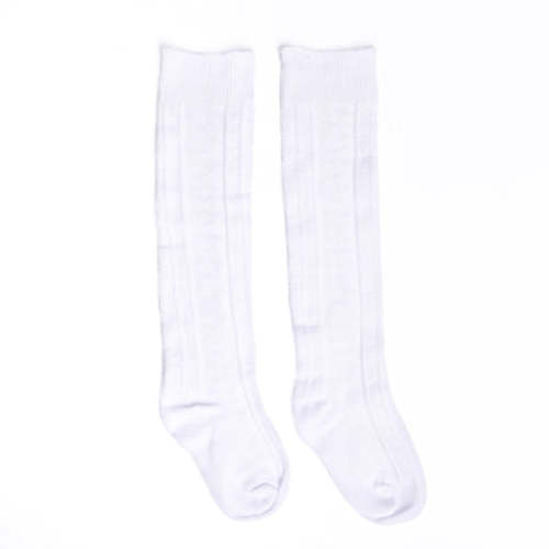Cable Knit Stocking, White – Stitchy Fish