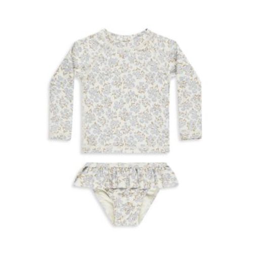 Girls' Rash Guard Swim Top & Bottoms Set - Baby