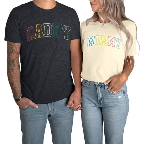 Mouse Dad Shirt Mom Shirts Magical Family Matching Outfits Mom and Dad Graphic Tees Mother Day Tshirt