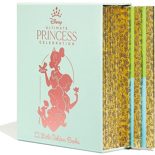 Ultimate Princess Boxed Set of 12 Little Golden Books (Disney Princess) Hardcover – Picture Book, May 25, 2021