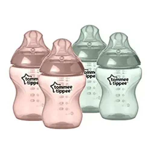 Baby Bottles 9 oz for Boys and Girls, 3 Pack of Disney Minnie Mouse Pose  Infant Bottles for Newborns and All Babies