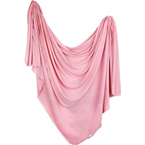 Copper Pearl Baby Swaddle Blanket - Wearable Premium Knit Baby Blanket, Large Soft Stretchy Receiving Blankets for Baby Girl, Swaddles for Newborn, Infant, and Toddler (Darling)
