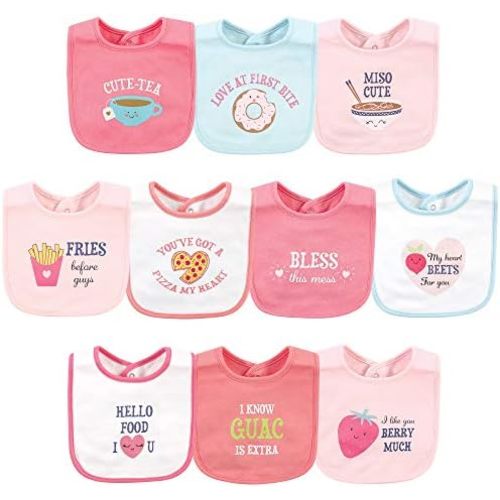 Hudson Baby Unisex BabyCotton Bibs