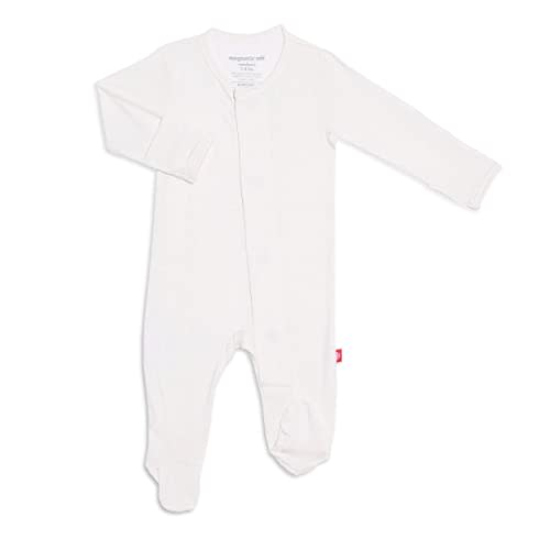 Magnetic Me Footie Pajamas Soft Modal Baby Sleepwear with Quick Magnetic Fastener | Boys and Girls Sleeper Preemie-24 Months