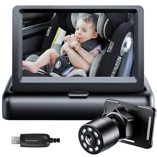 Itomoro Baby Car Camera, View Infant in Rear Facing Seat with Wide Crystal Clear View,USB Easy Install car Camera for Baby 1080P