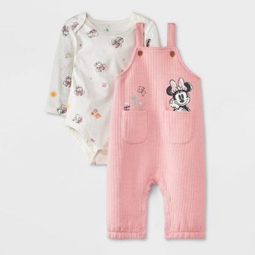 Baby Girls' Disney Minnie Mouse Pocket Top & Bottom Set - Pink, Size: 6-9M