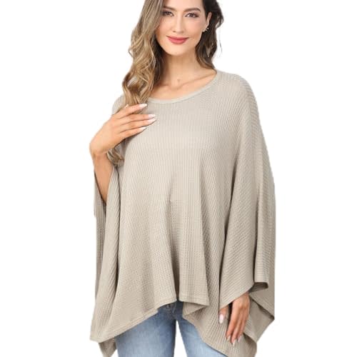 Knit Nursing Cover for Baby Breastfeeding, Cozy Swaddle, Breathable and Soft, Wide Neck with Stretch for Easy View (Grayish Green)