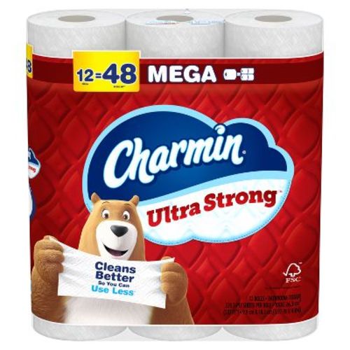 Charmin Ultra Strong Toilet Paper - 12 Mega Rolls