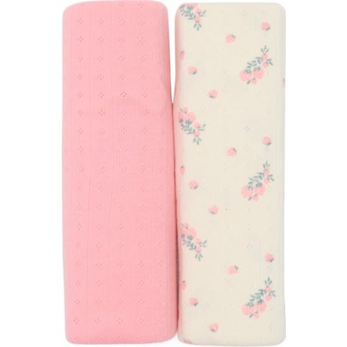 DREAMGRO 2-Pack Pointelle Swaddle Blankets