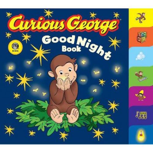 Curious George Good Night Book Tabbed Board Book - By H A Rey