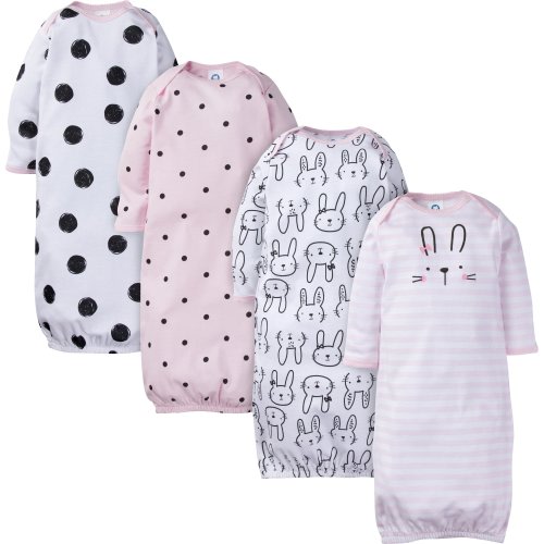 4-Pack Girls Bunny Gowns
– Gerber Childrenswear