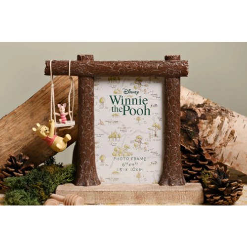Disney Winnie the Pooh & Piglet Swing Photo Frame - 6" x 4"