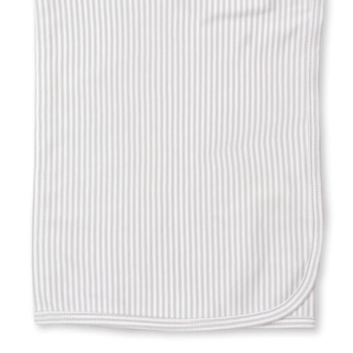 Simple Stripes Silver Blanket