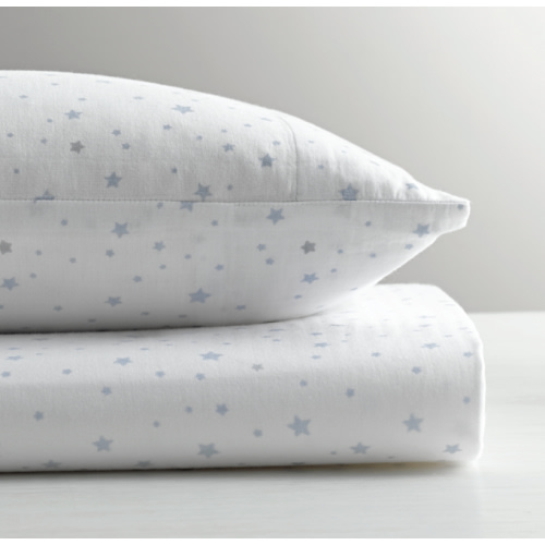 Star Print Crib Fitted Sheet