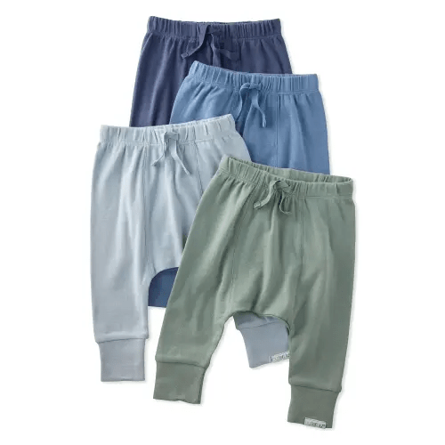 Jordan Assorted 4-Pack Organic Cotton Joggers (3-6 M)