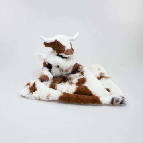 Texas Longhorn Plush Toy Soother Blanket