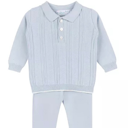 Boys' Vertical Ribbed Set - Baby, Little Kid