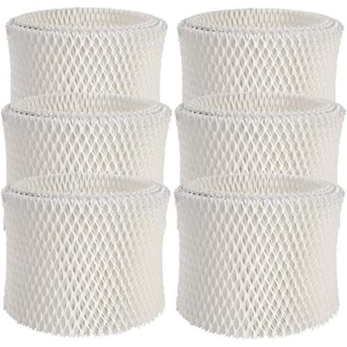 6-Pack Humidifier Wicking Filters Replacement Compatible for Honeywell HAC-504, HAC-504AW, HCM-350, HCM-300T, HCM-600, HCM-710, HCM-315T Series Humidifiers