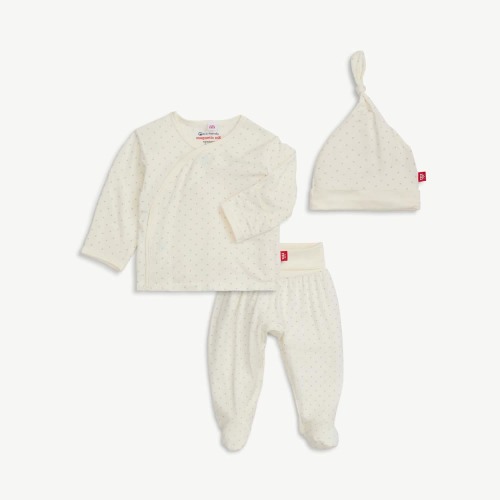 pin dot cream modal magnetic take-me-home kimono set – Magnetic Me