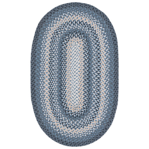Orren Ellis Styrkar Flat Weave Rug (4x6 oval)