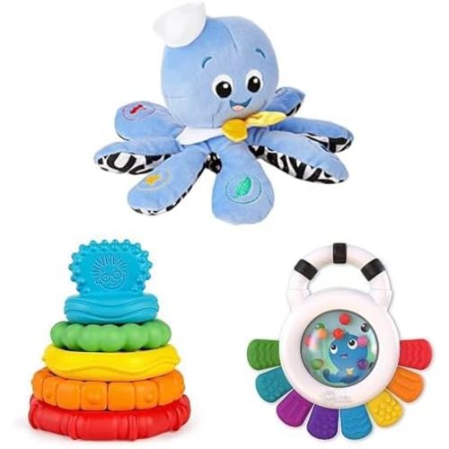 Baby Einstein Opus Sea of Senses Infant Toys Gift Set - 3 Pieces, for Ages 3 Months and Up