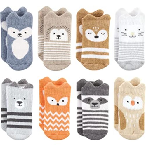 Hudson Baby Cotton Rich 0-6M and Terry Socks